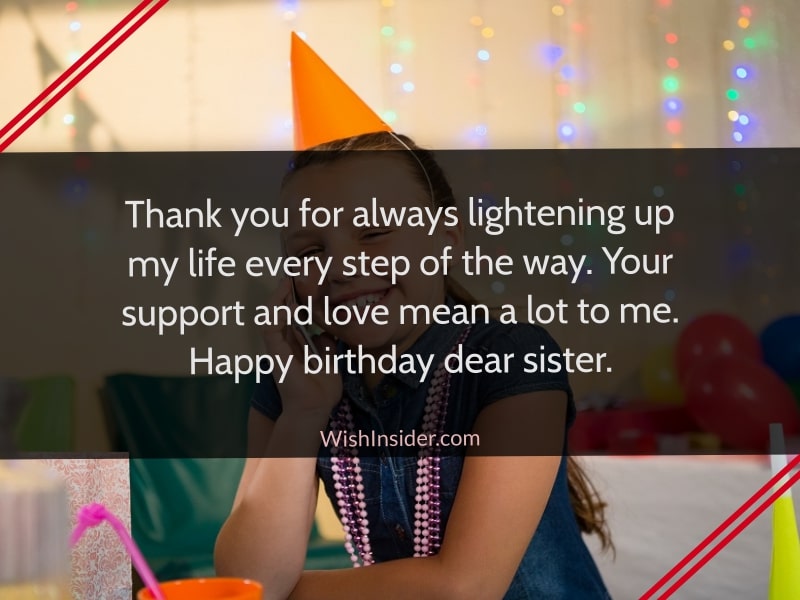 happy birthday wishes for step sister