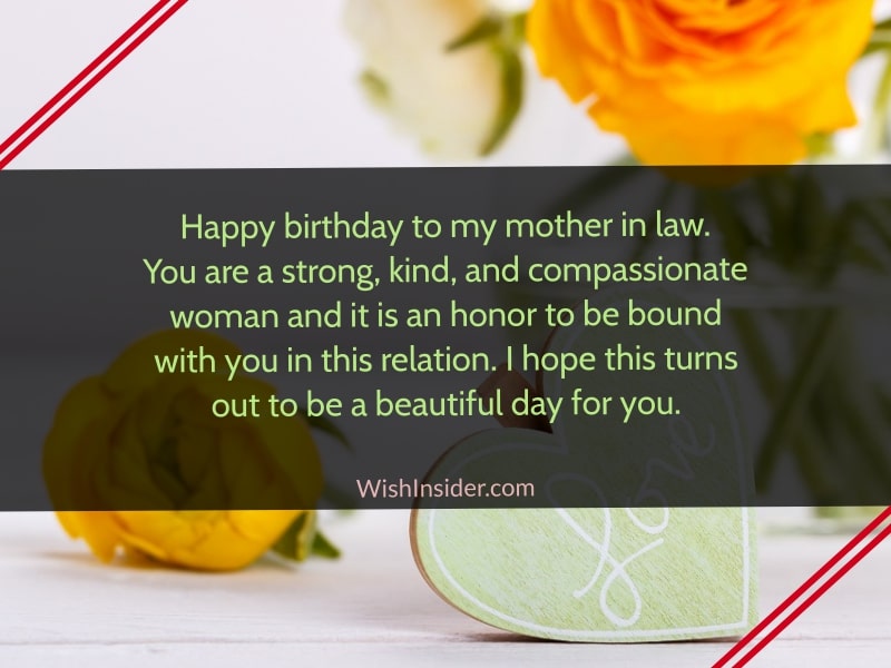 Birthday wishes for mother in law