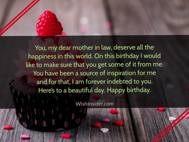 happy birthday greetings for mother in law