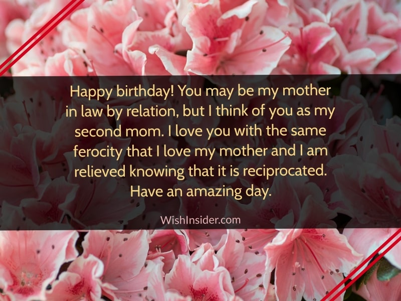 Birthday Wishes For A Loving Mother In Law