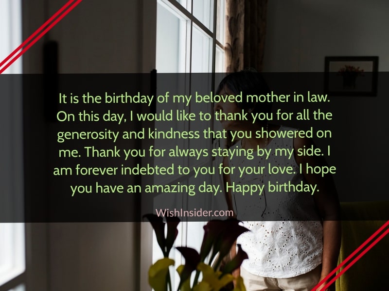  happy birthday to my mother in law messages