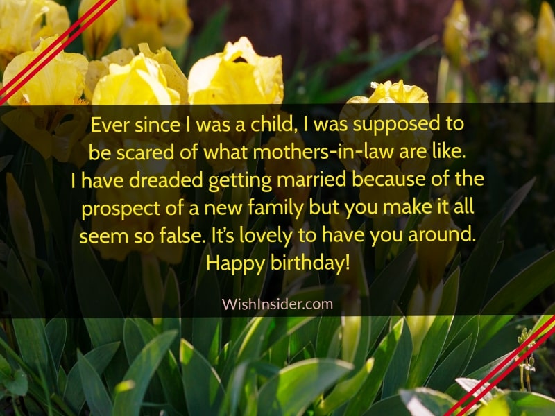 Birthday wishes for mother in law from daughter in law