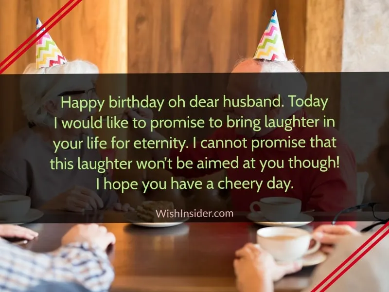 Funny birthday messages to my husband