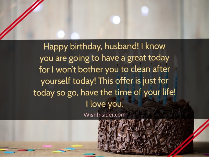 Funny happy birthday texts for husband