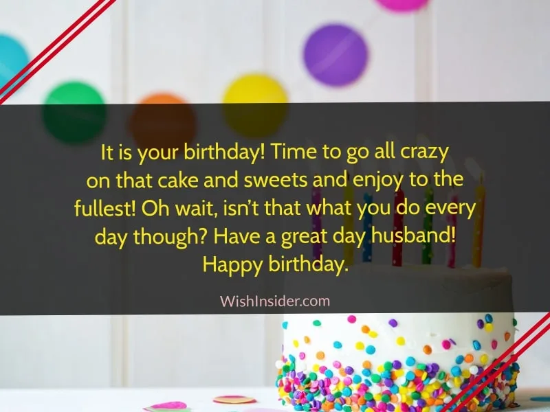 funny birthday quotes for my husband