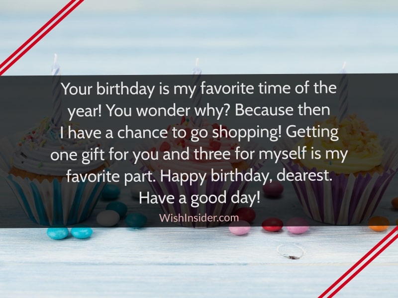 Funny birthday messages for husband from wife