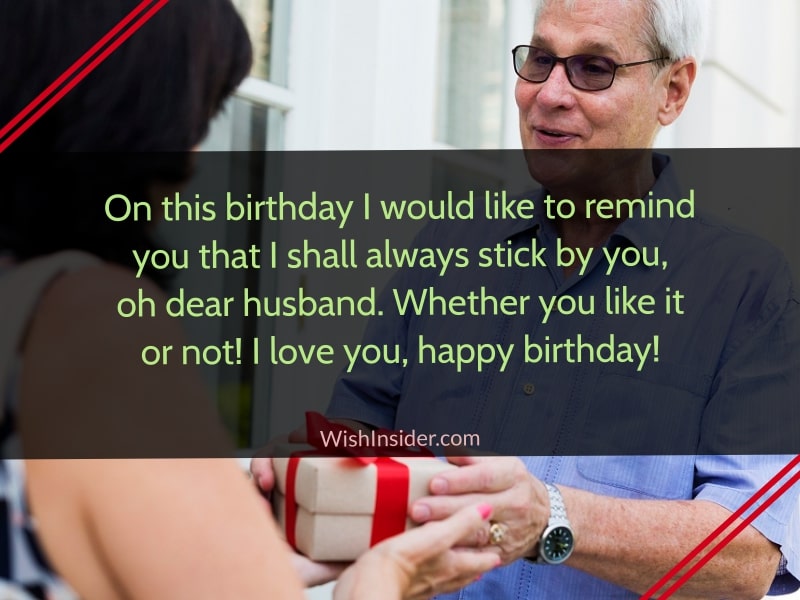 funny birthday greetings for my husband