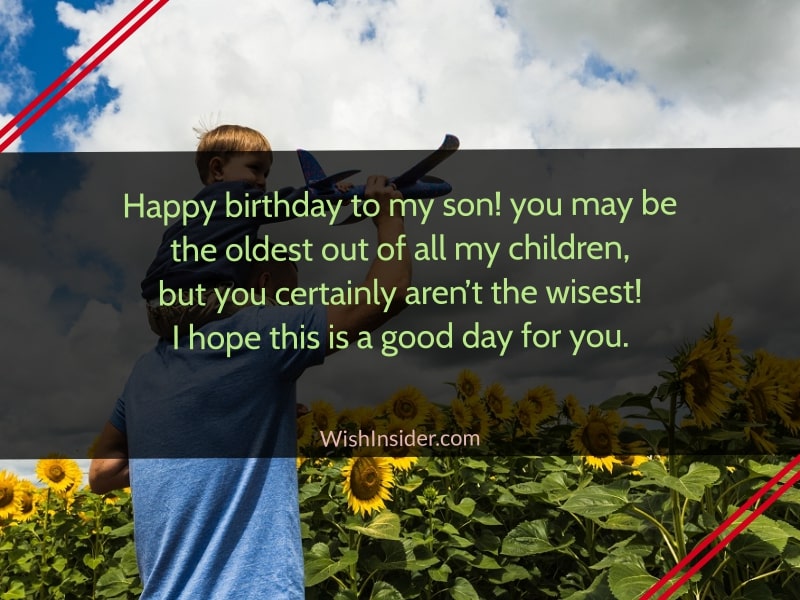 Funniest birthday messages for son