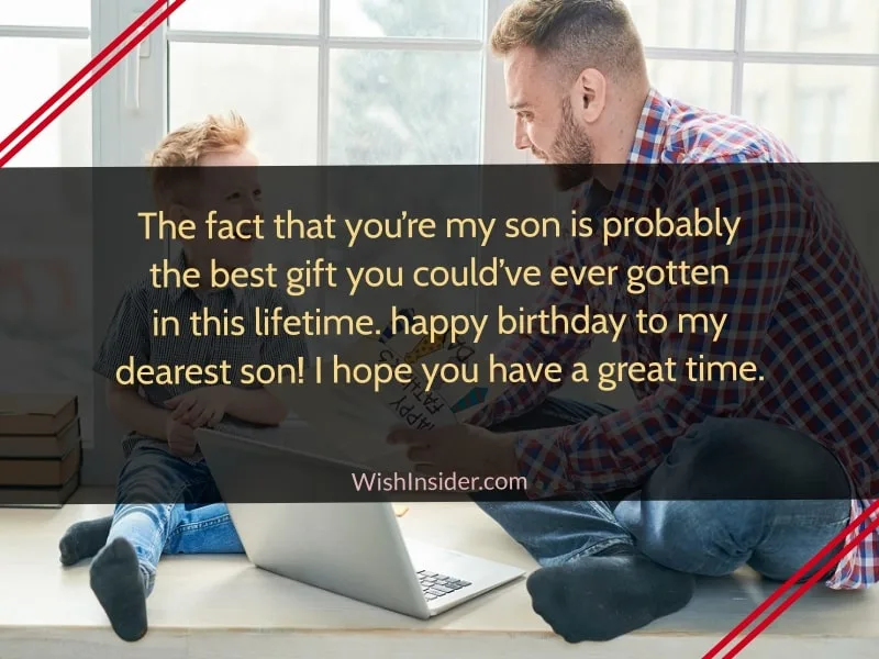 Funny birthday wordings for son