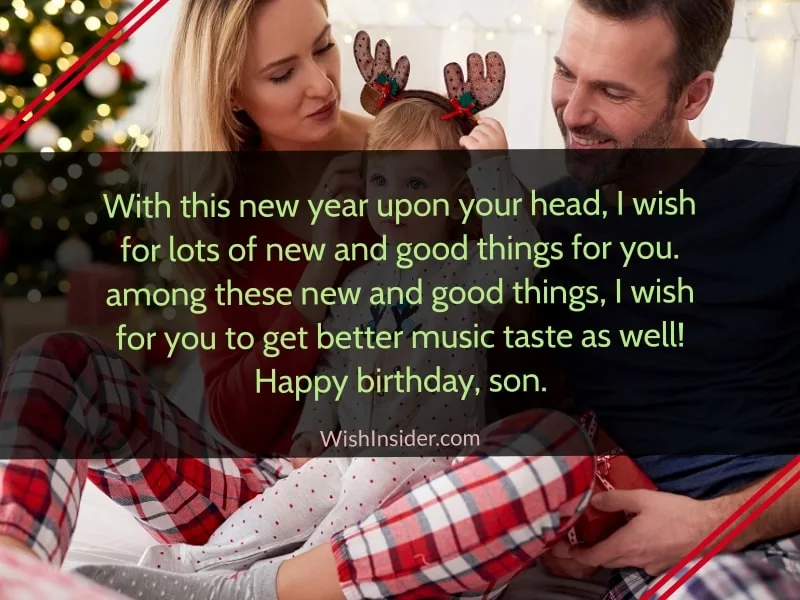 Funny Messages to wish birthday for your son