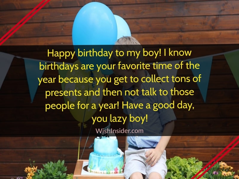 Funny happy birthday son messages