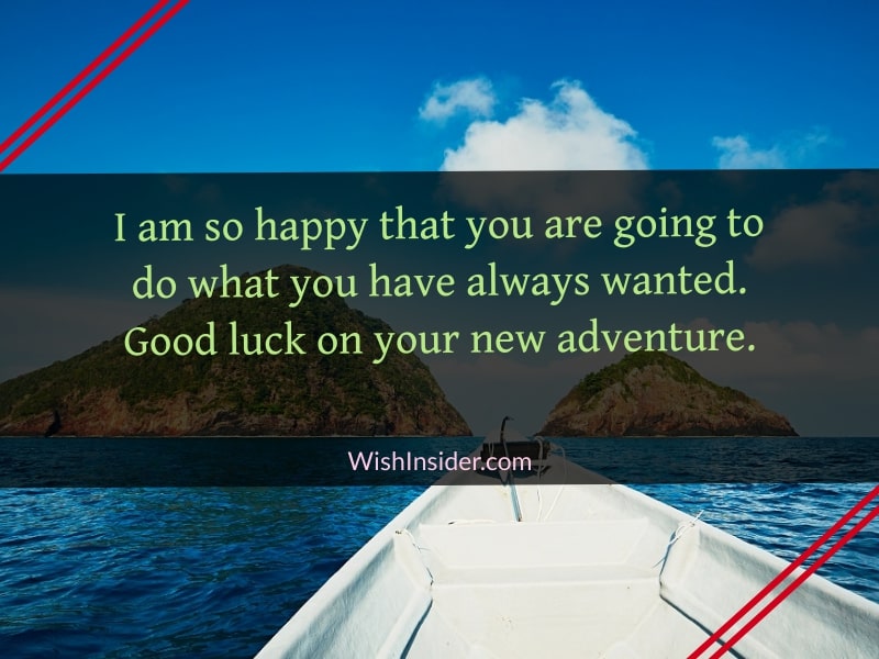  good luck on your new adventure quotes