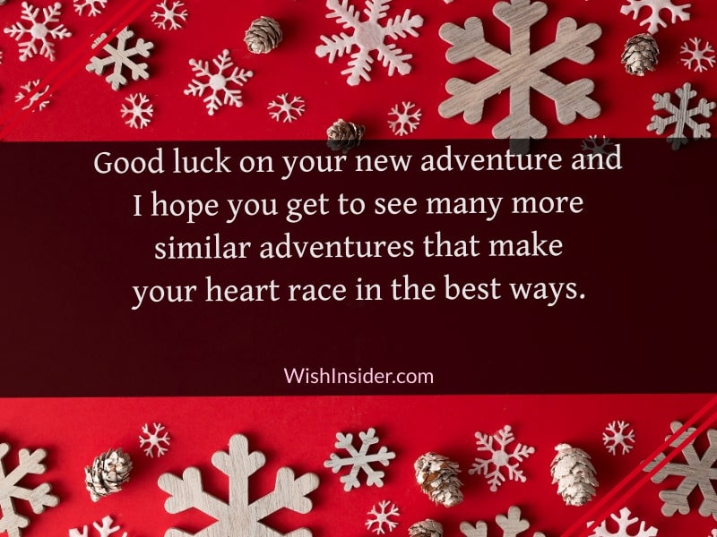 Ways to Say Good Luck on Your New Adventure