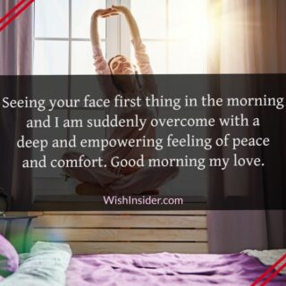 Good Morning Quotes for Love of my Life