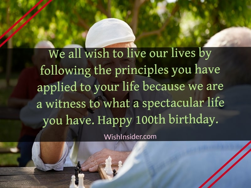 Happy 100th Birthday Wishes for Grandpa