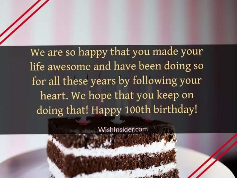 20 Happy 100th Birthday Wishes – Wish Insider