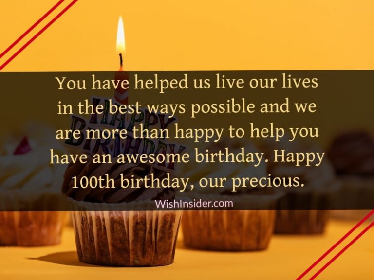 20 Happy 100th Birthday Wishes – Wish Insider