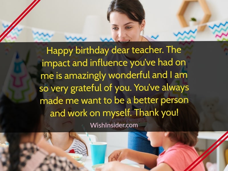 20 Happy Birthday Teacher Quotes – Wish Insider