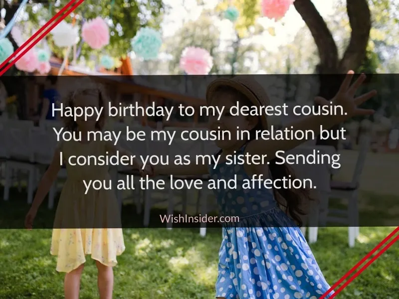  birthday wishes for cousin sister like friend
