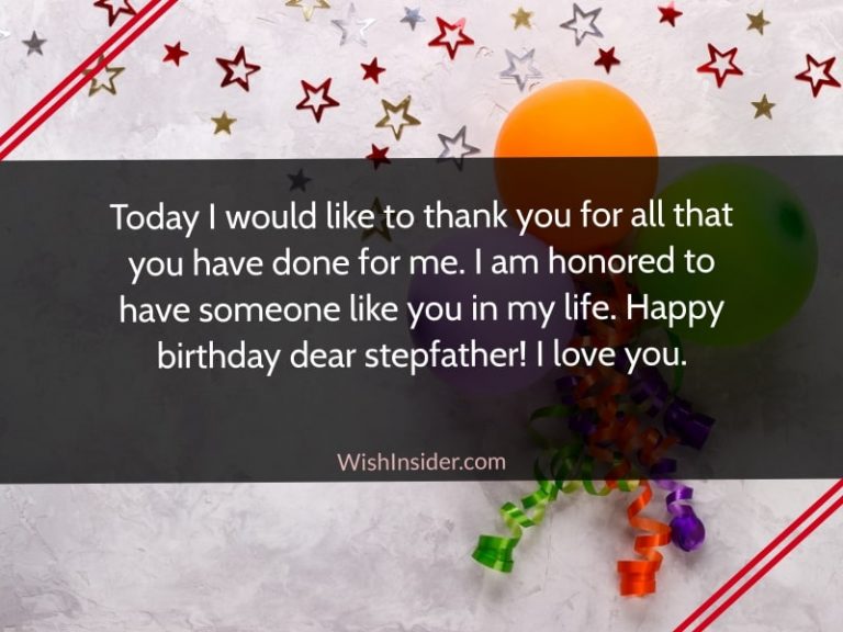 30 Happy Birthday Wishes for Stepdad – Wish Insider