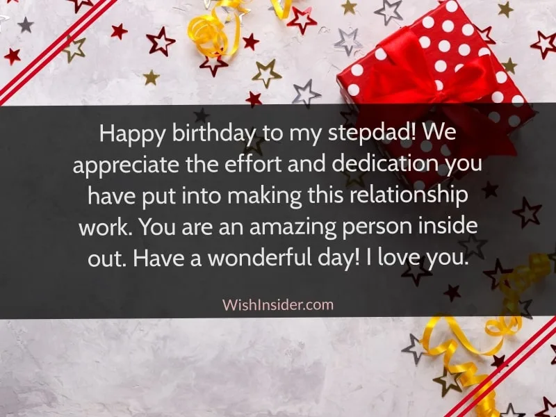 Happy birthday wishes for stepdad