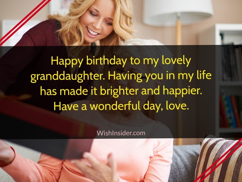 Birthday Wishes for Granddaughter