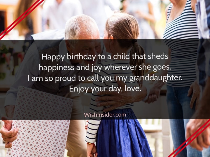  happy birthday messages for granddaughter