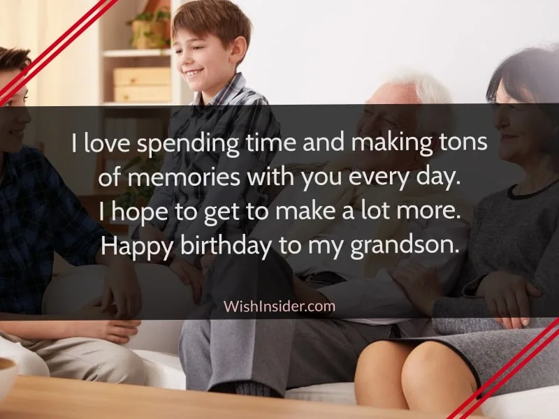 Grandson's Birthday Wishes from Grandparents