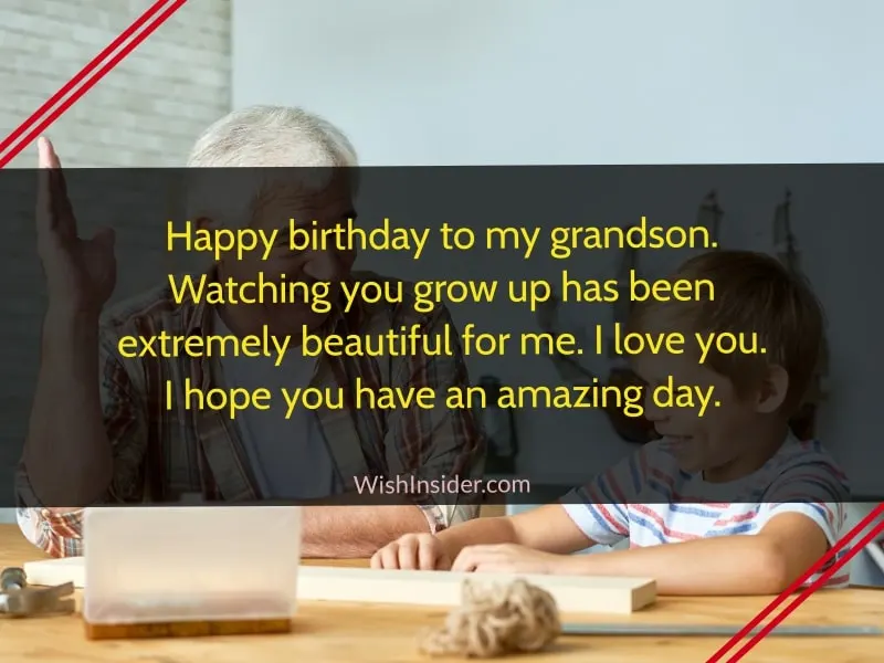 Birthday Messages for Grandson