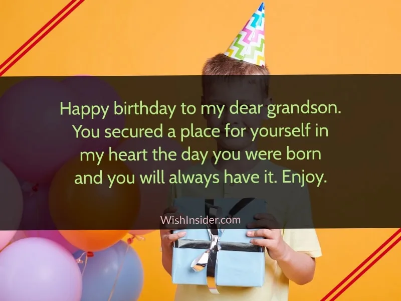 Birthday Wishes for Grandson
