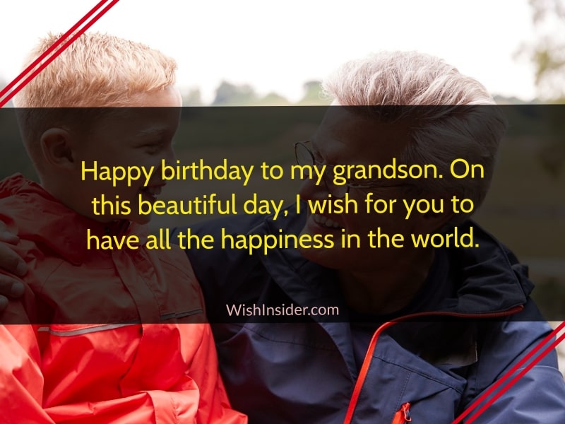 Happy Birthday Wishes to My Grandson