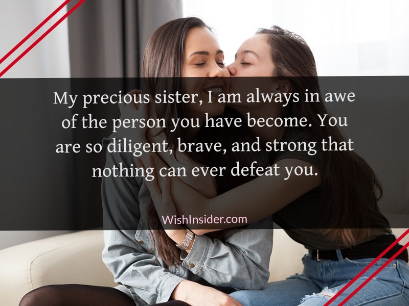 Best Encouraging Words for Sister