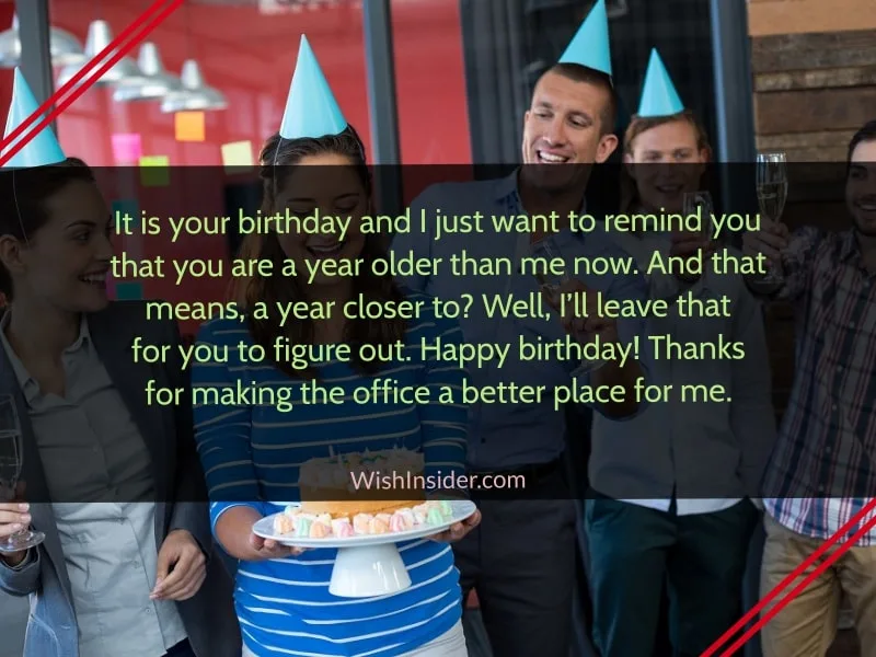 Funny quotes for coworker's birthday