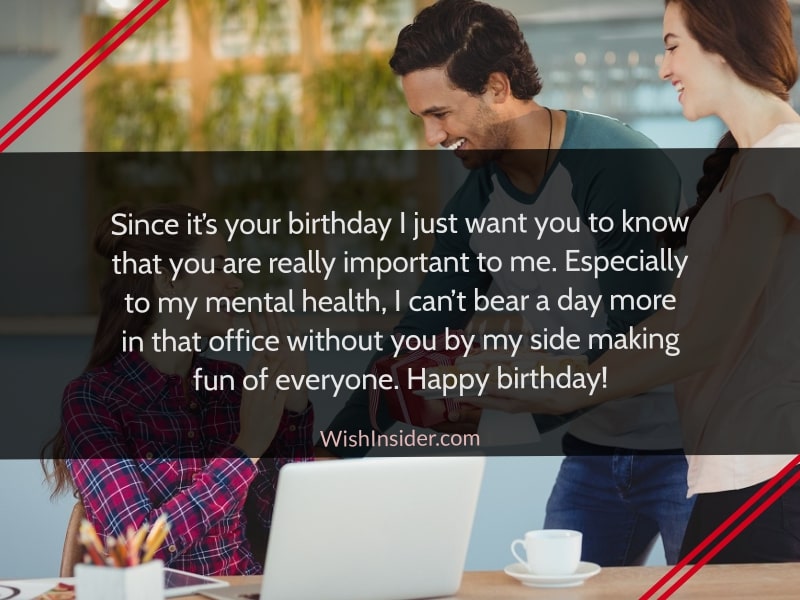  funny happy birthday wishes for coworker