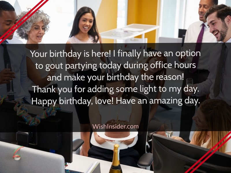 Funny wishes for coworker's birthday