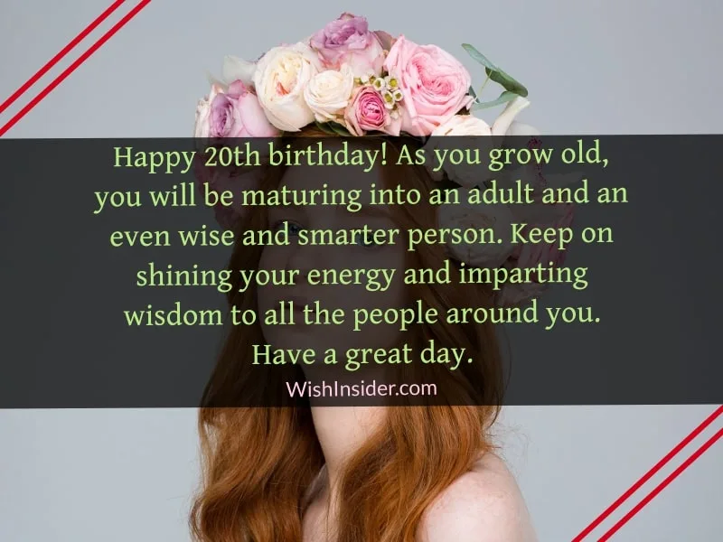 happy 20th birthday daughter quotes
