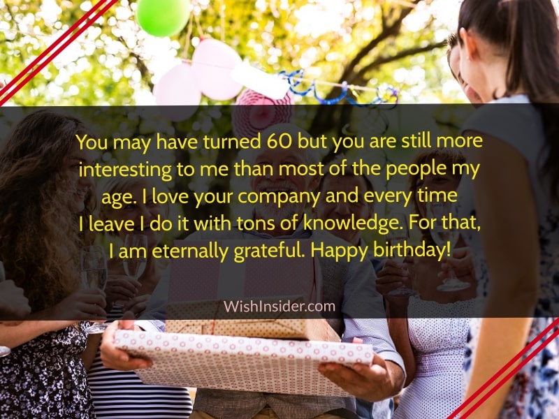 Happy 60th birthday wishes messages