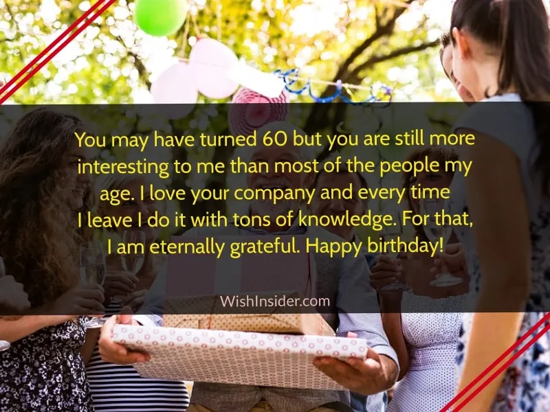 Happy 60th birthday wishes messages