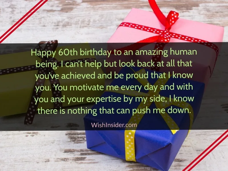 Happy 60th birthday wishes