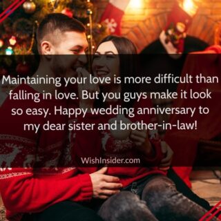 happy anniversary sister and brother in law quotes