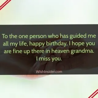 happy birthday in heaven grandma quotes