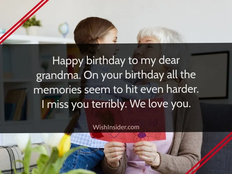 happy birthday quotes for grandma in heaven