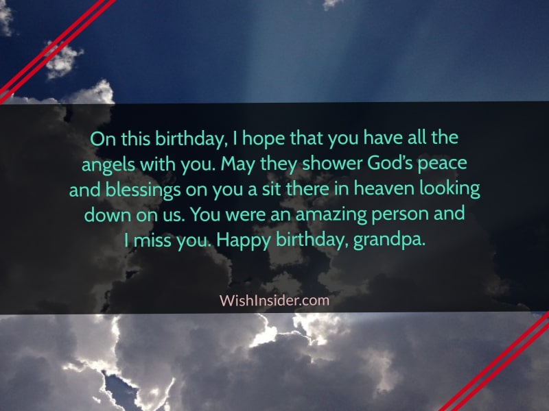  happy birthday to my grandpa up in heaven messages