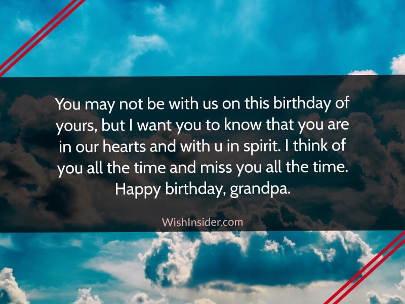 Happy birthday in heaven grandpa quotes