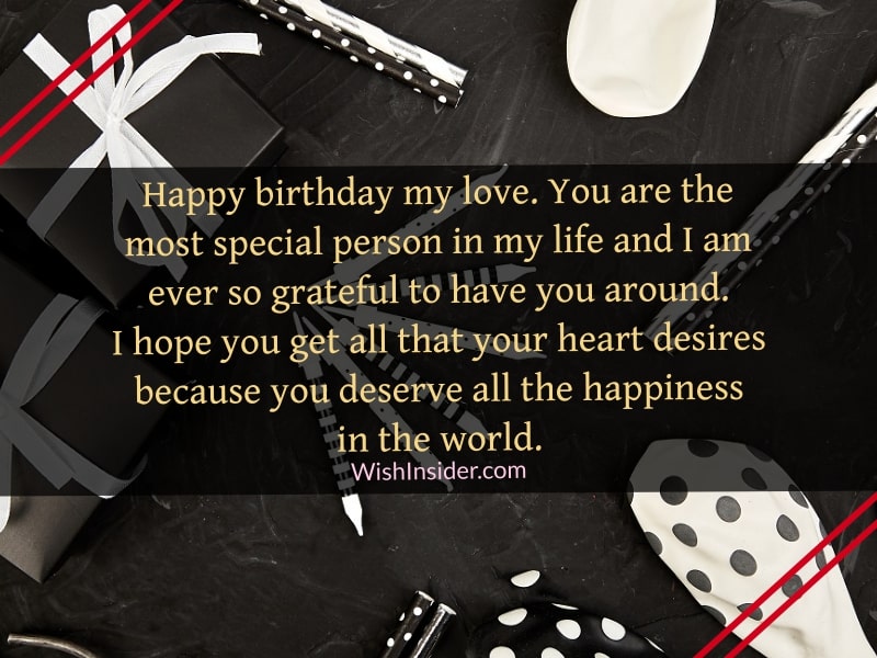 Happy Birthday to a Very Special Person Quotes