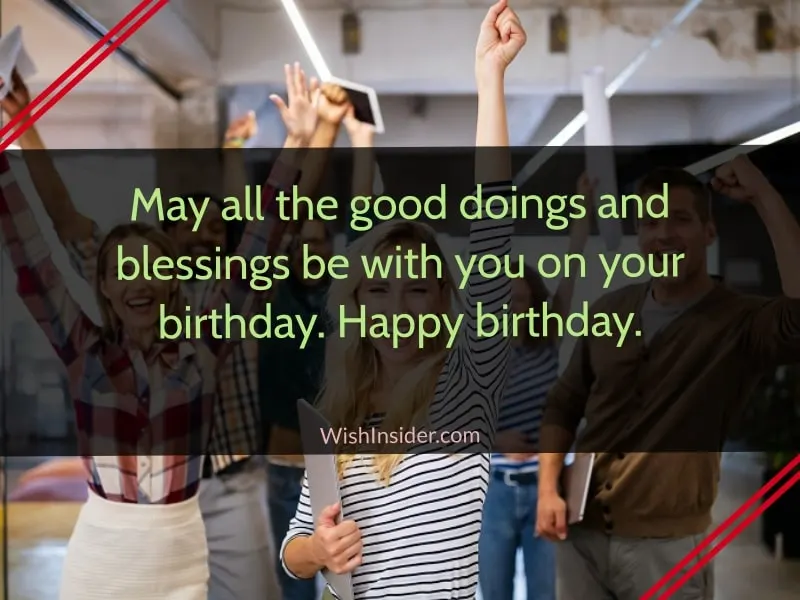 birthday message for employee 