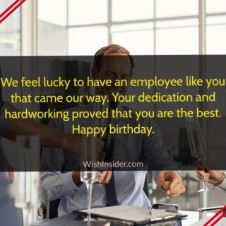 birthday wishes for employee
