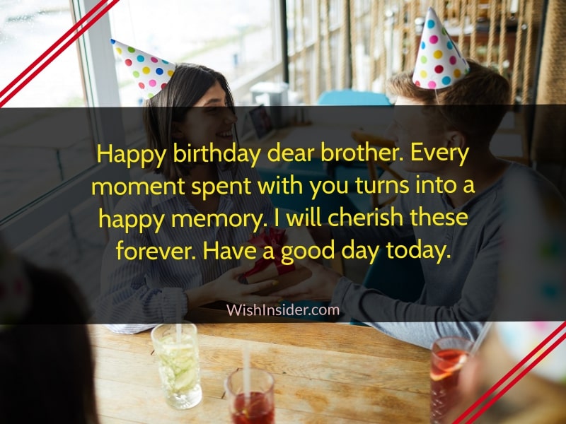 birthday wishes for brother from sister
