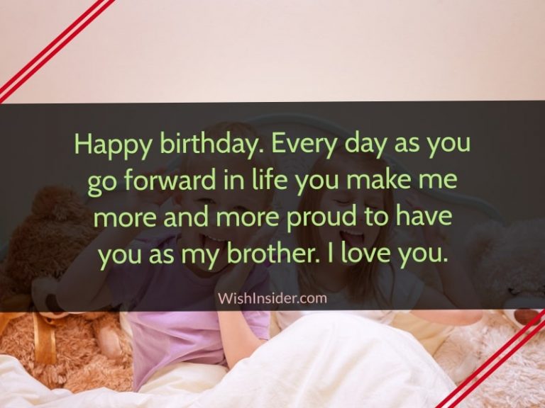 35 Birthday Wishes for Brother – Wish Insider