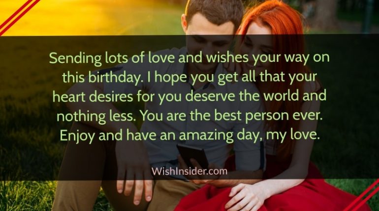 Birthday Message For Fiance 30 Romantic Birthday Wishes For Fiance – Wish Insider